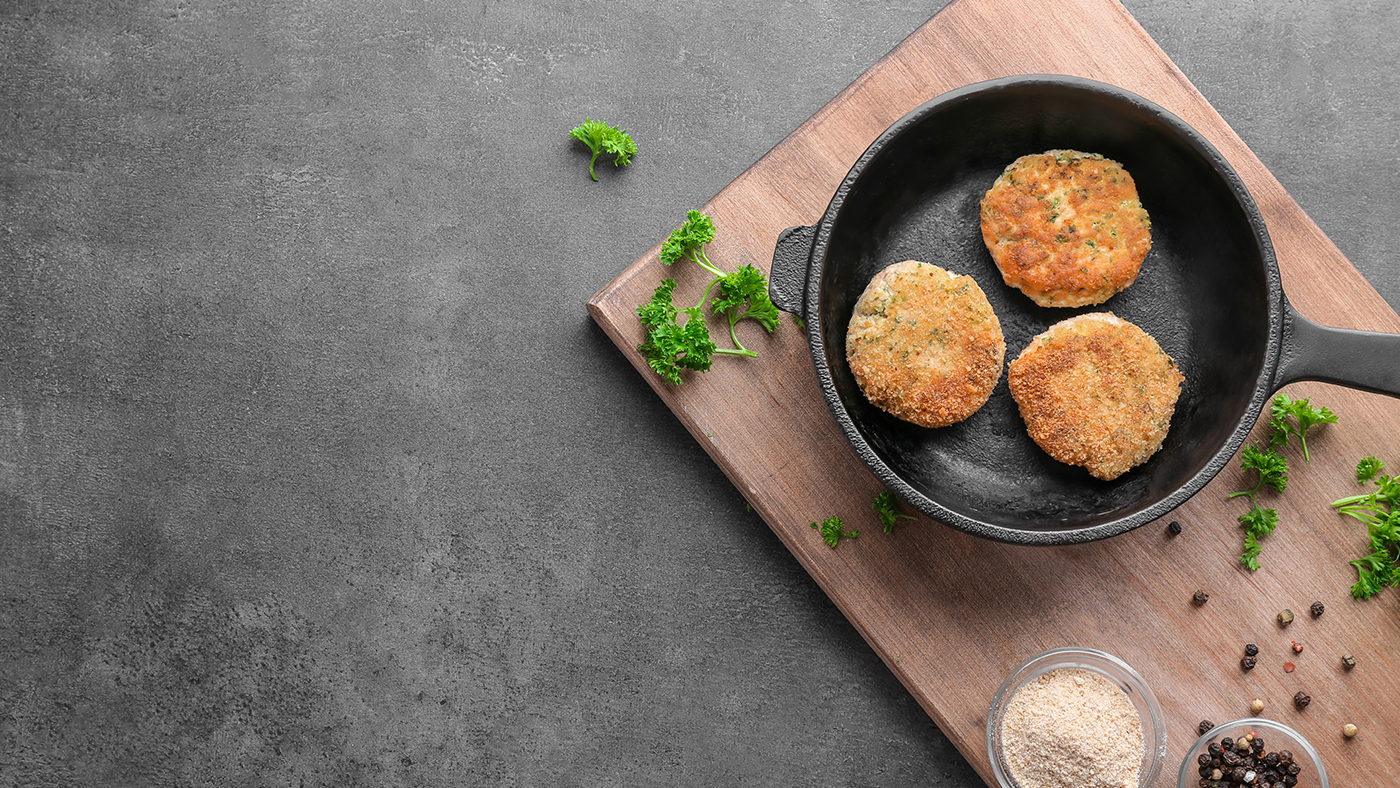 Spring sweet potato fish cakes - Featured Image