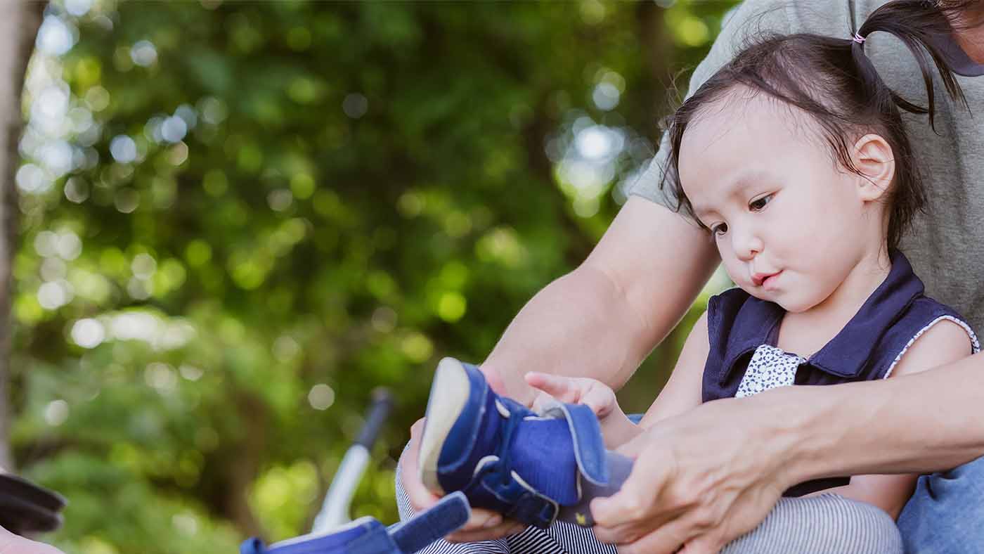 Show how you put on shoes to help them understand and recreate the process - Featured Image