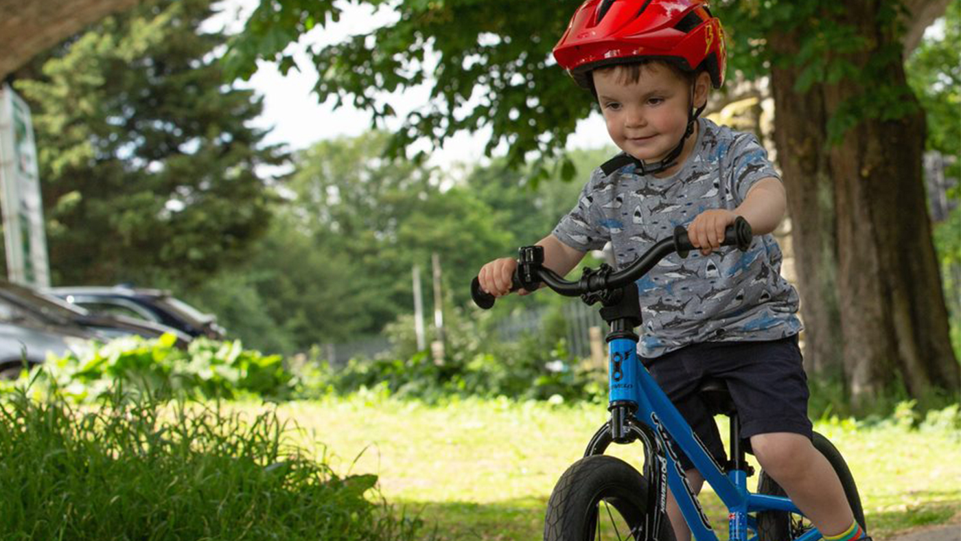 Watch our five tips for introducing a balance bike - Featured Image