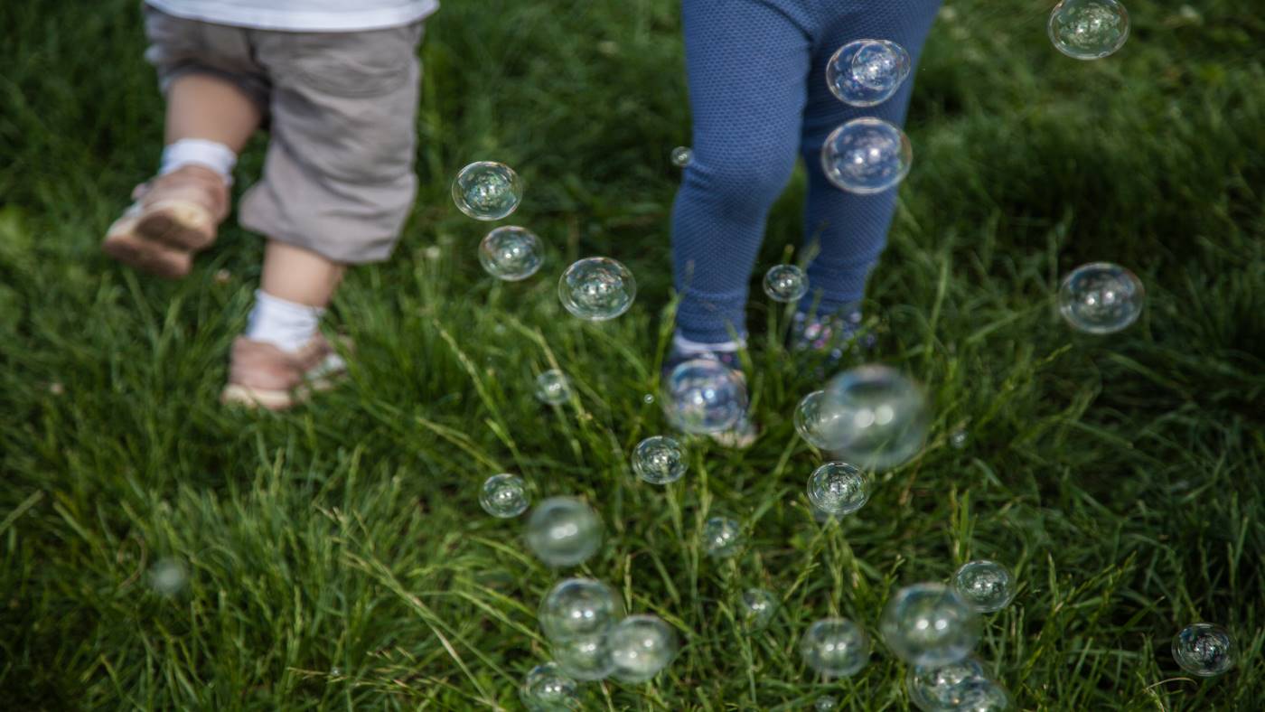 Bubble, bubble, STOMP! A new way to play with bubbles – and learn new skills - Featured Image