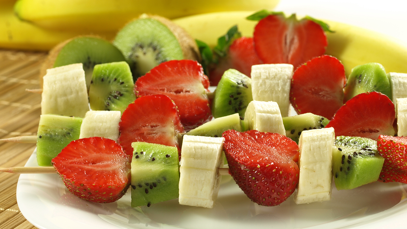 Hungry Caterpillar fruit kebabs - Featured Image