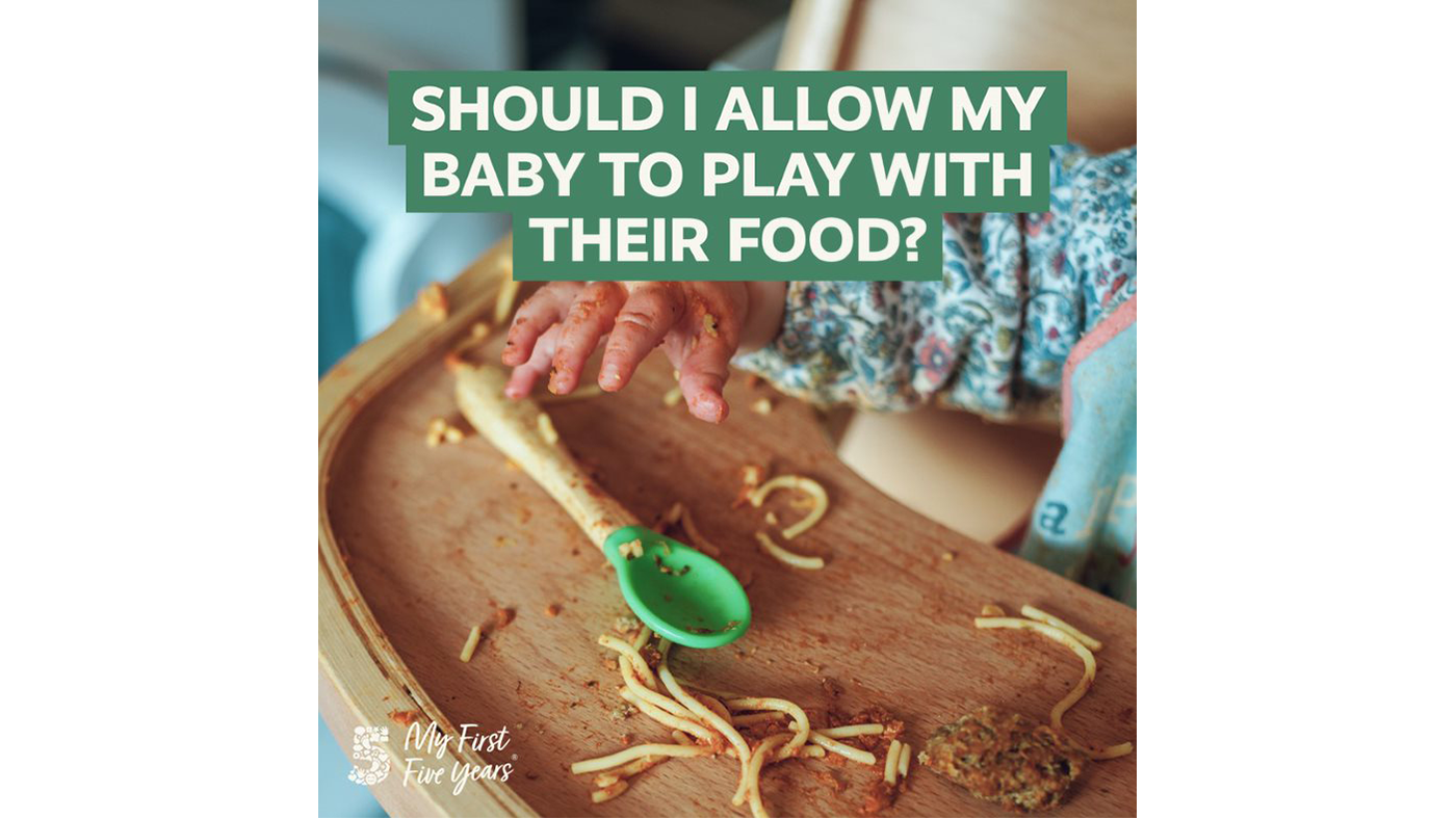 Should I let my baby play with their food? - Featured Image