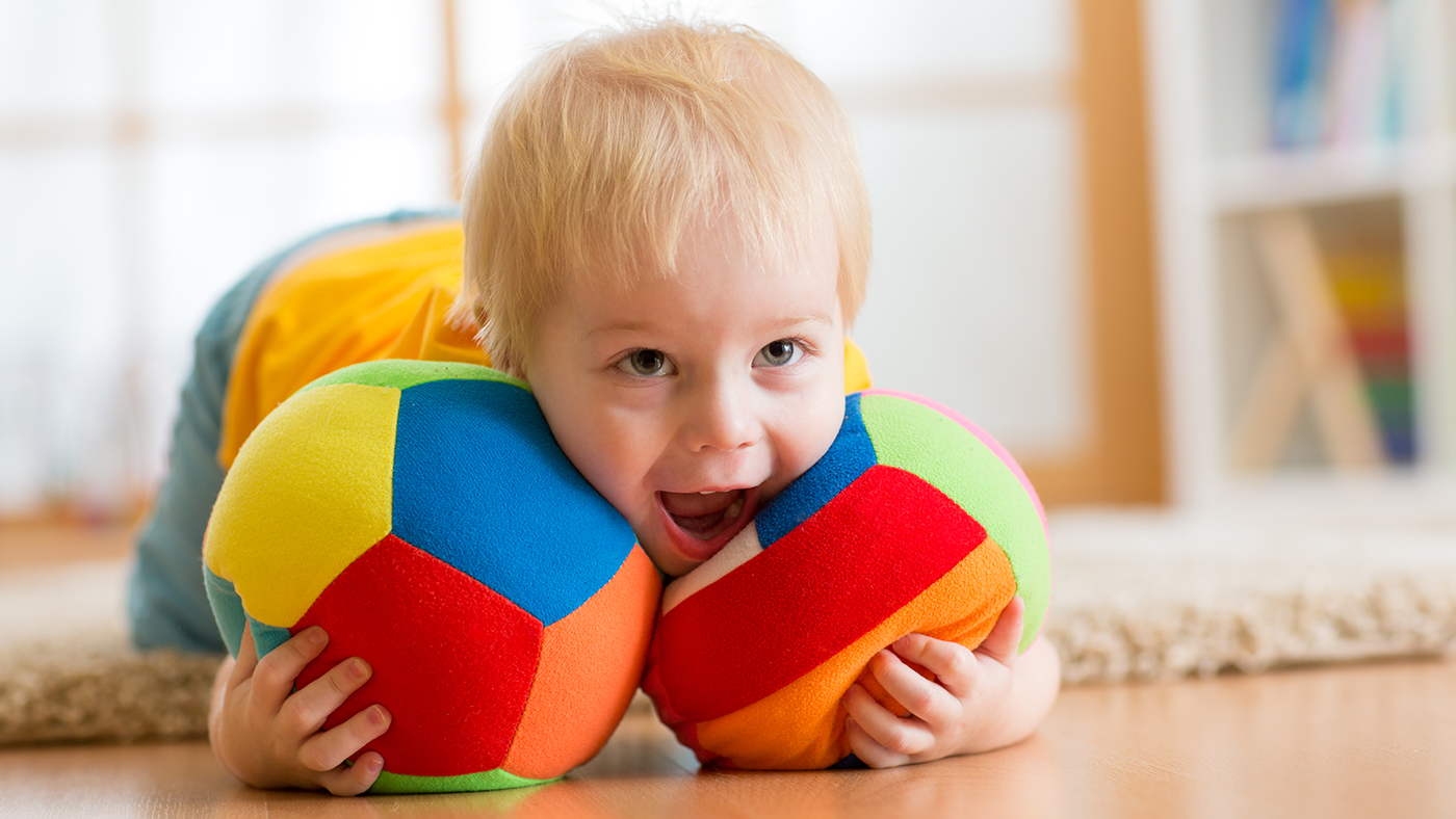 Bash the ball – can your baby make the ball roll? - Featured Image