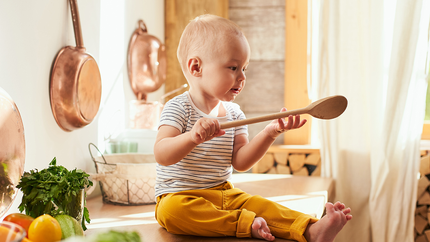 Let’s cook – involving your baby in some simple cooking - Featured Image