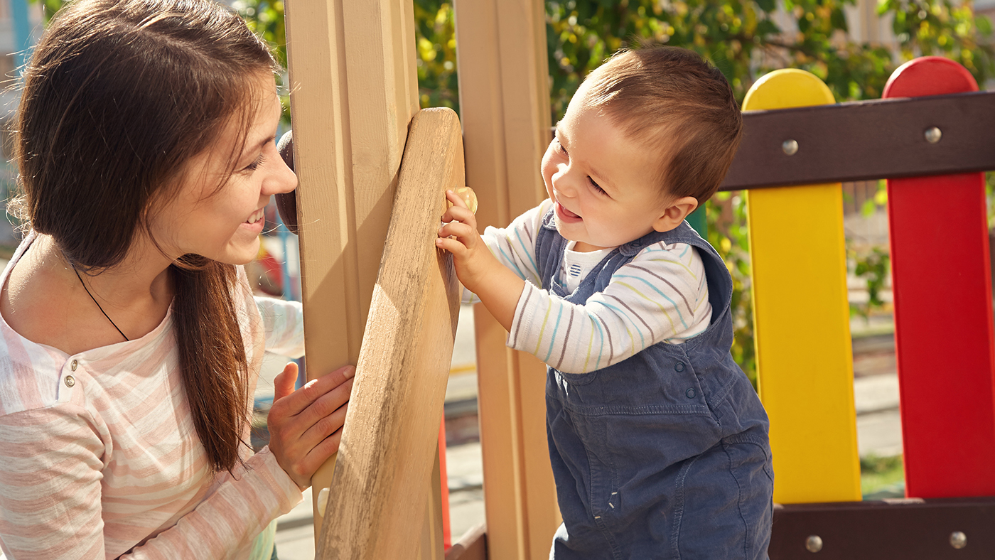 Monkeying around in the park – give your toddler the freedom to climb and explore - Featured Image