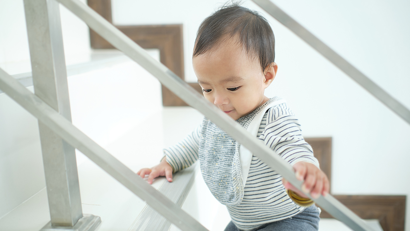 Checking your stairs are safe for your toddler to climb - Featured Image