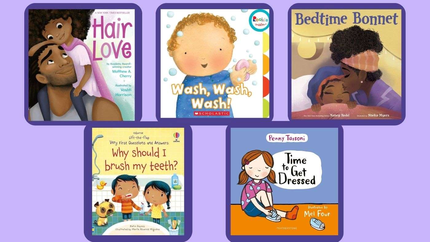 Five books about care routines to share with your toddler - Featured Image