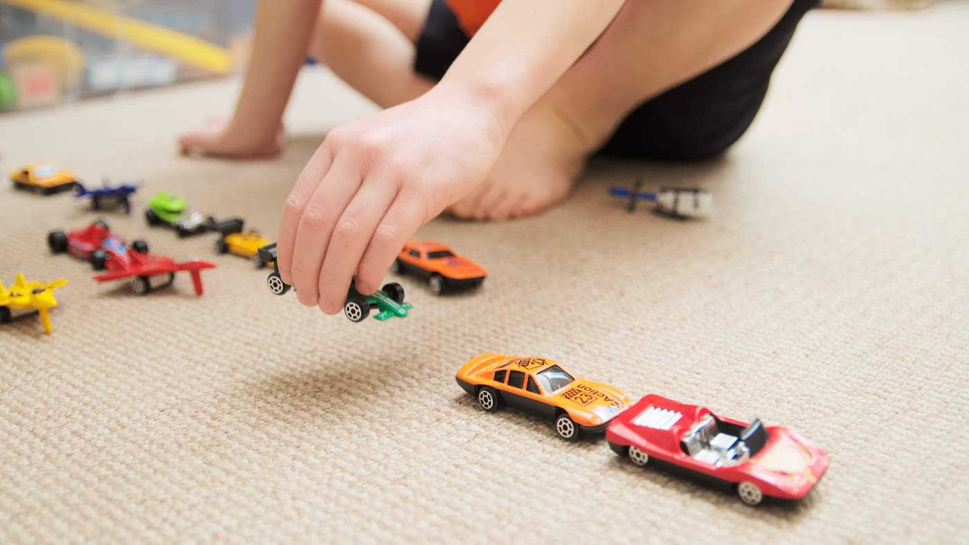 A bumpy road – use cardboard to make a bumpy road for your toddler’s toy cars - Featured Image